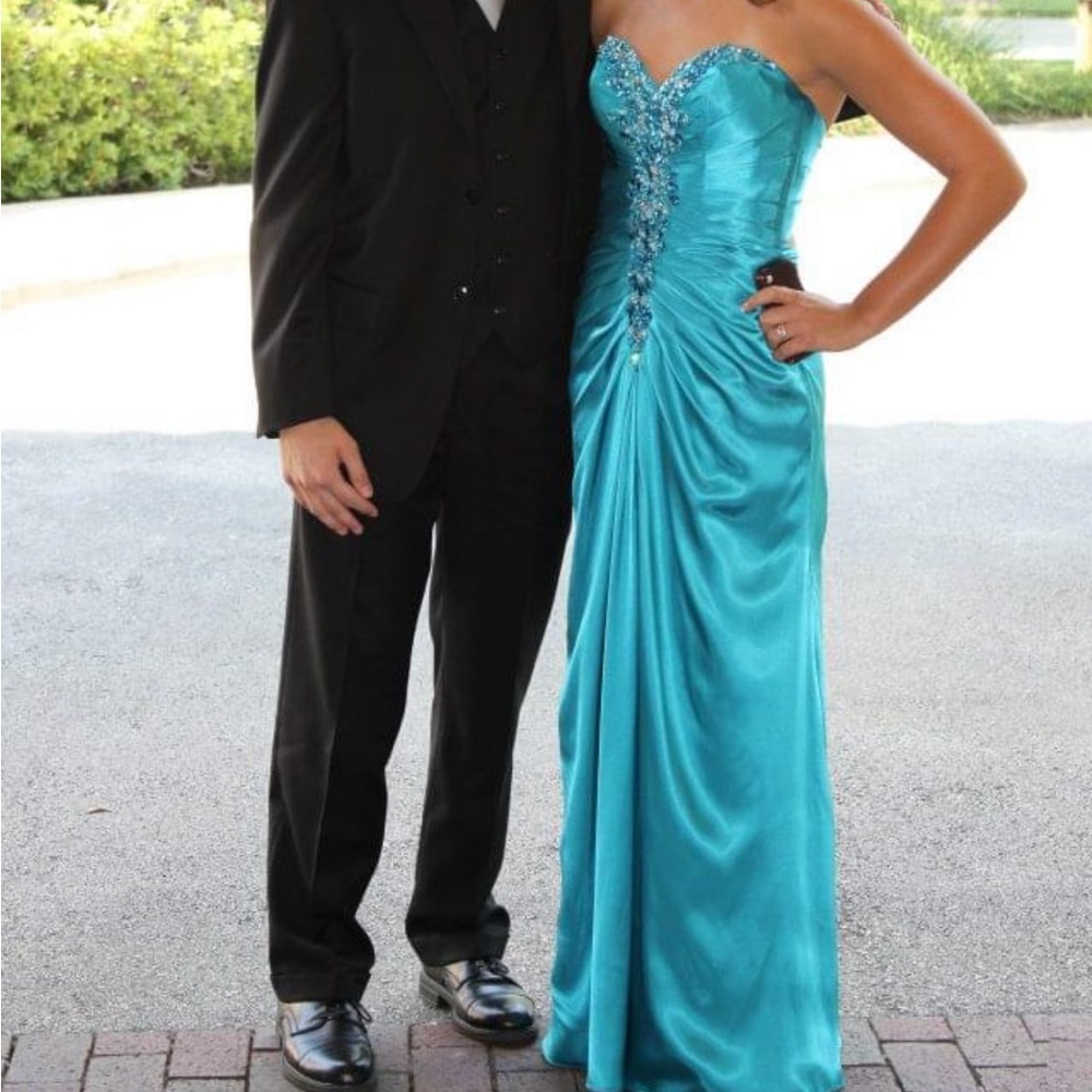 Strapless Prom Dress